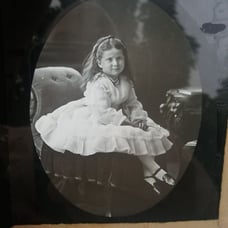 Magic Lantern Photo Slide Beautiful Girl
