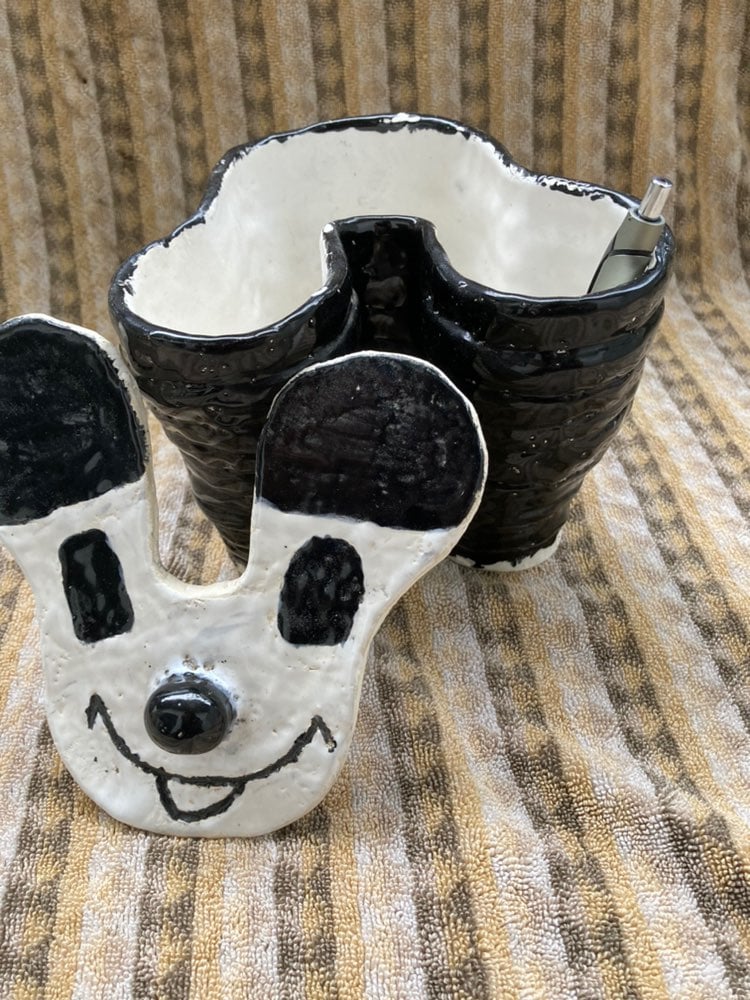 Mickey mouse coil pot