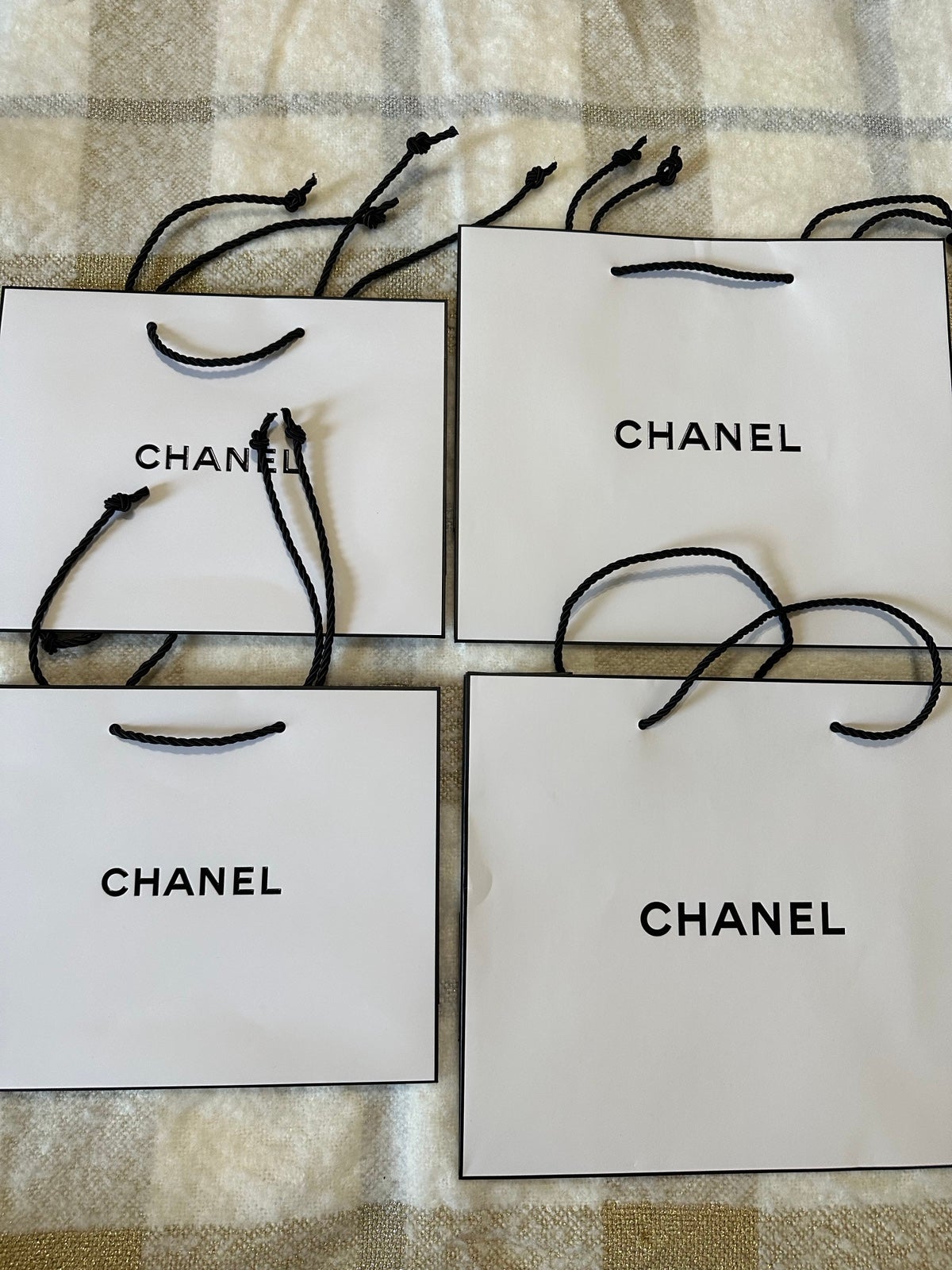 Chanel shopping bags set