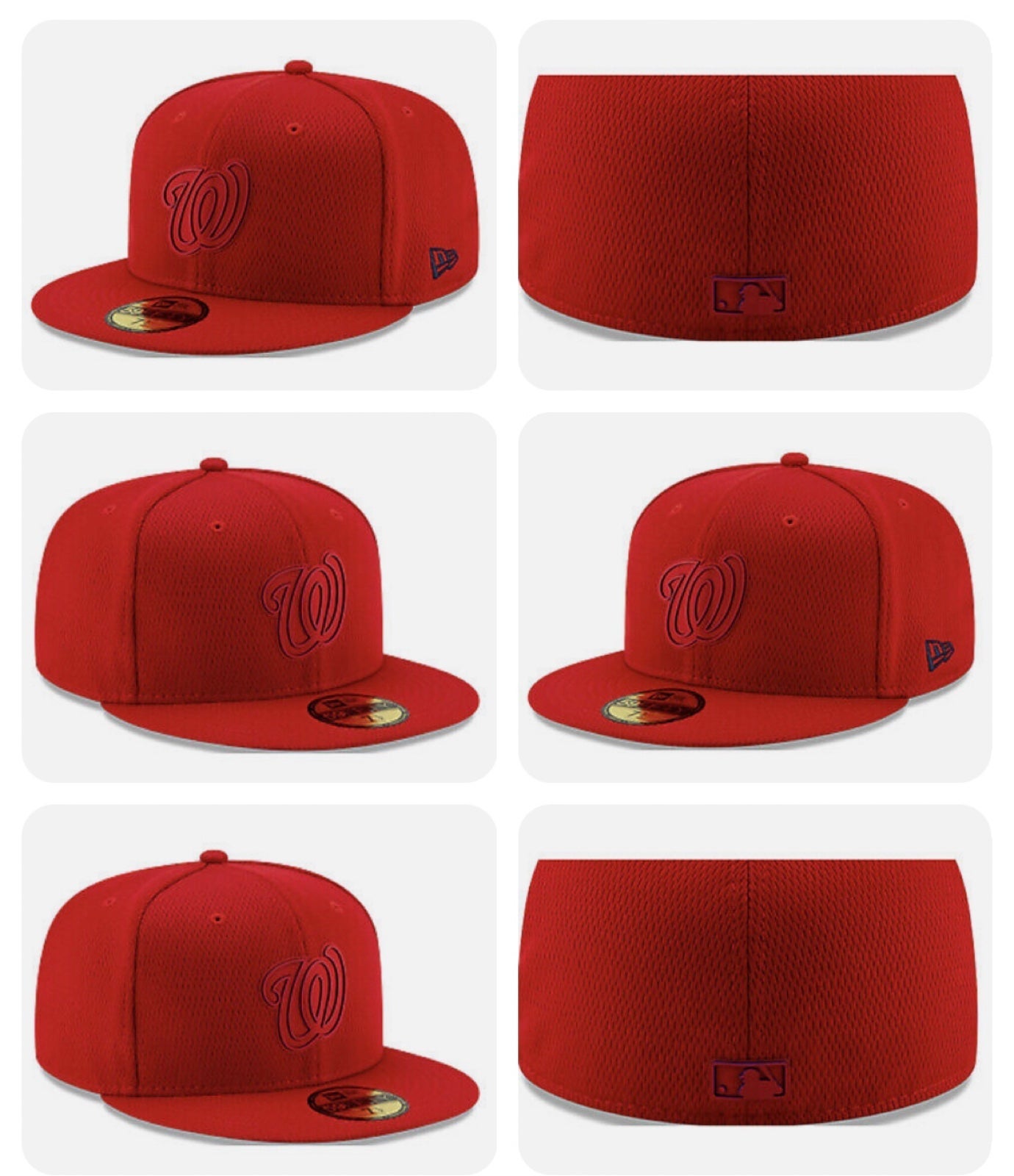 Washington Nationals New Era Red 2019 Clubhouse Collection 59FIFTY Fitted Hat