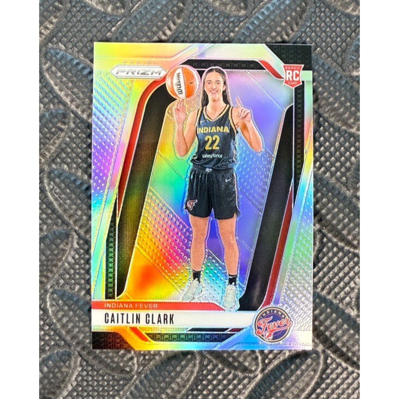 2024 Panini WNBA Prizm Caitlin Clark RC Silver Rookie #145 Indiana Fever GOAT