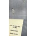 Michelle Farmer blouse blue stripes silver dots front buttons Size Med