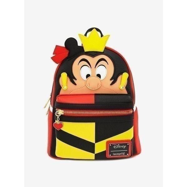 Loungefly Disney Alice in Wonderland Queen of Hearts Cosplay Figural Mini Backpa