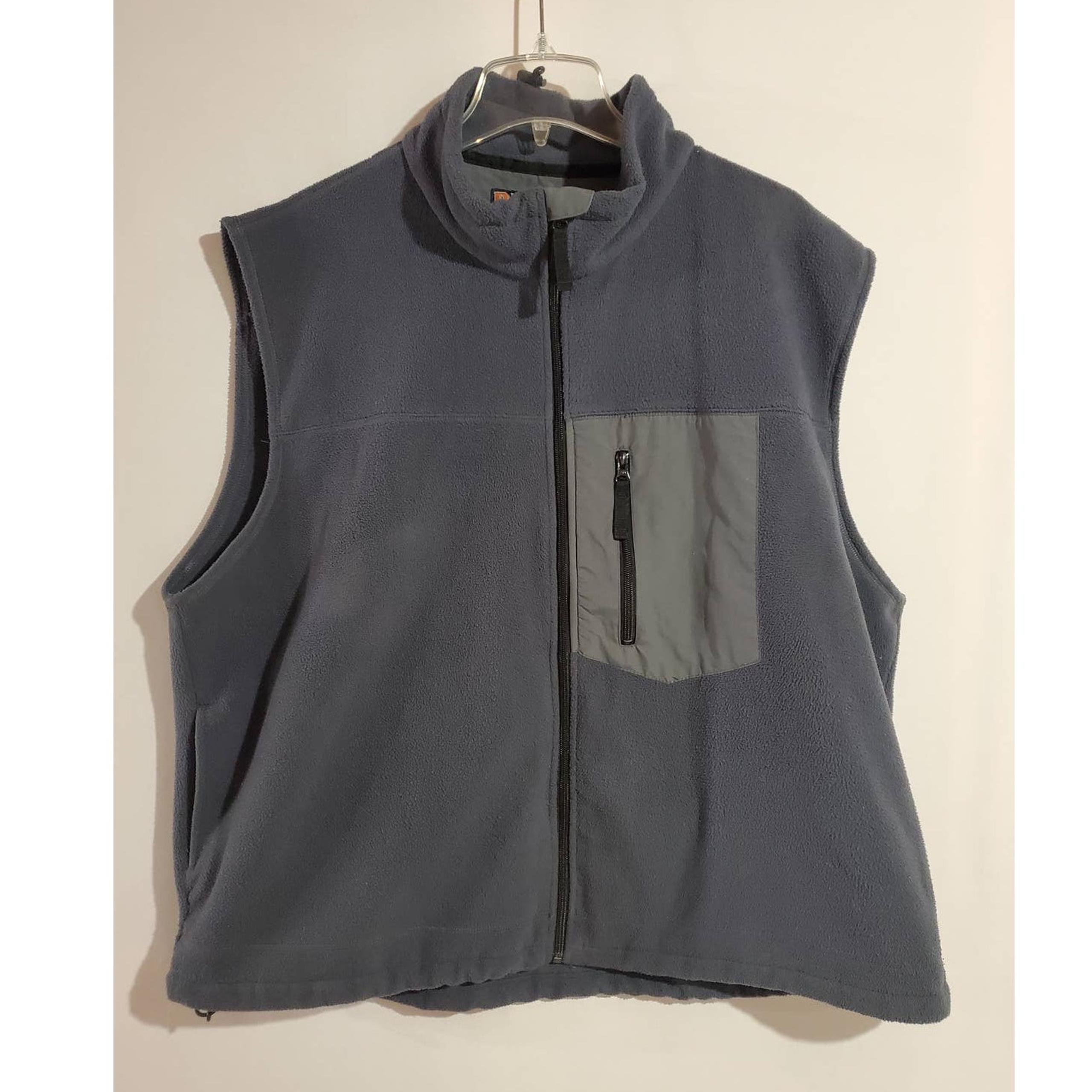 Duluth Trading Co Vintage Fleece Full Zip Vest Mens Size XL Tradesman Outdoors