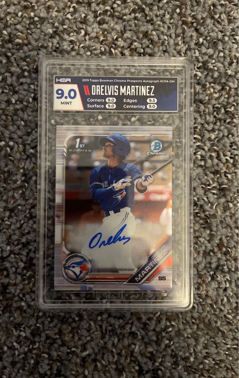 Orelvis Martinez Bowman Chrome Auto