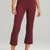 Lululemon Groove Super High Rise Crop 23 inch, size 2, like new, red merlot