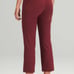 Lululemon Groove Super High Rise Crop 23 inch, size 2, like new, red merlot