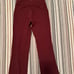 Lululemon Groove Super High Rise Crop 23 inch, size 2, like new, red merlot