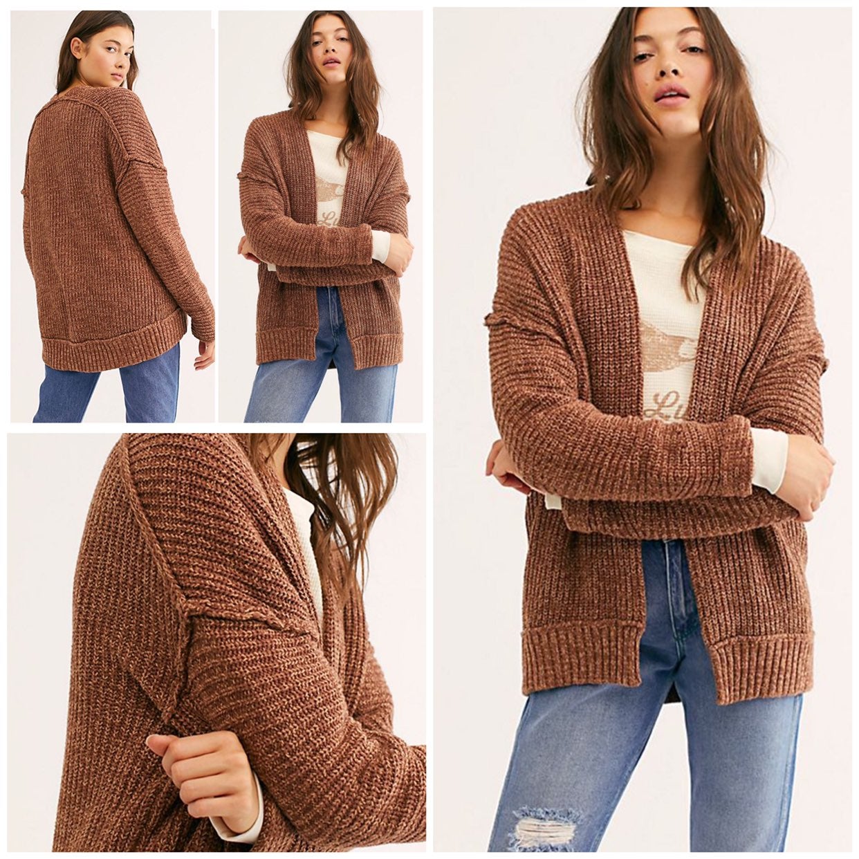 Free People High Hopes Cardi Sweater S