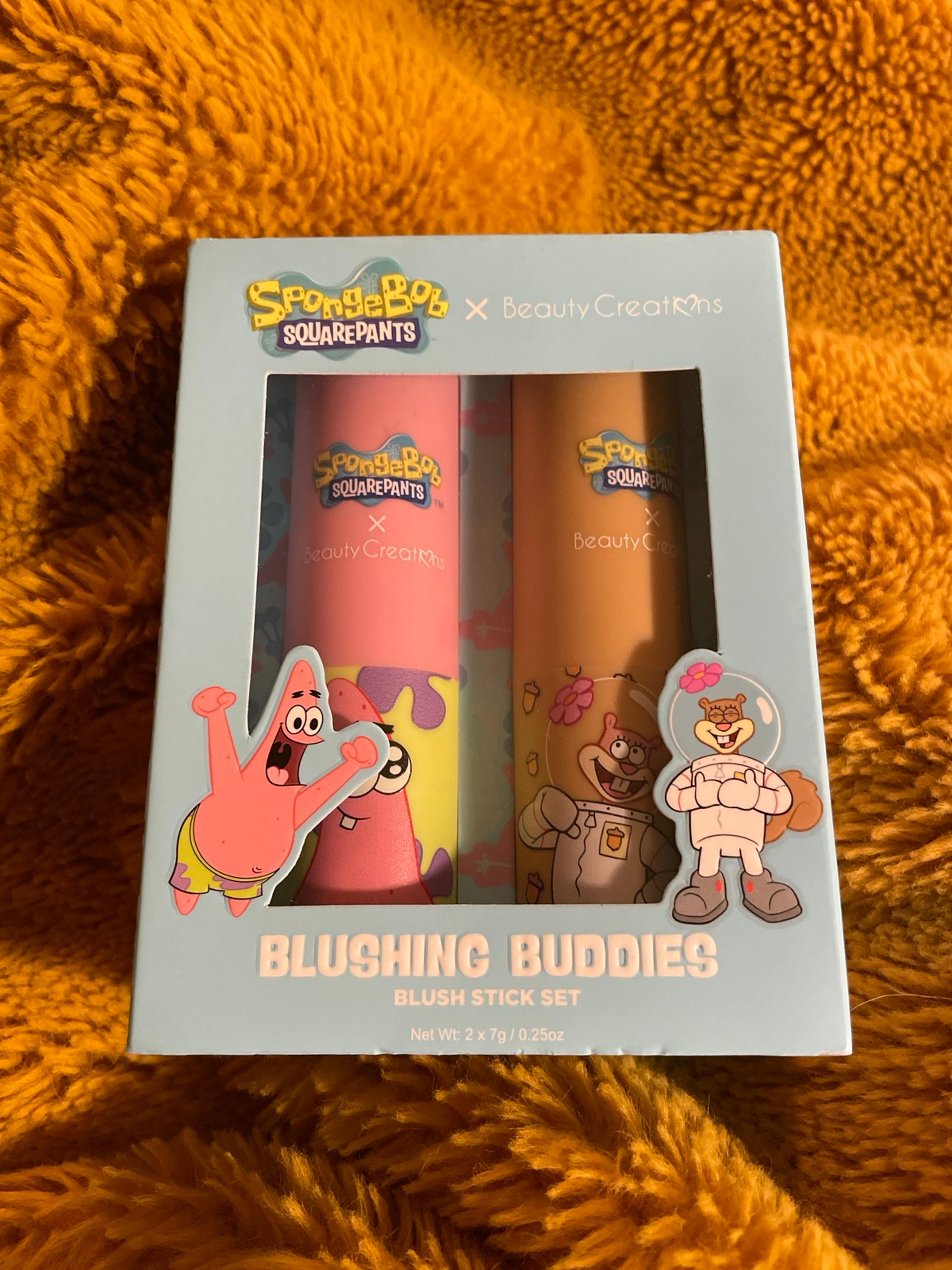 New SpongeBob "Blushing Buddies" Blush Stick Set
