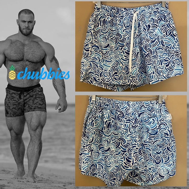 Chubbies Swim Trunks Medium Gently worn 100% polyester 30-36 waist 5 inseam