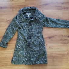 Anthropologie Nick And Mo Green Tweed Dress Jacket M
