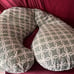 Boppy Total body pregnancy/breastfeeding/sleeping pillow gray/white