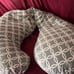 Boppy Total body pregnancy/breastfeeding/sleeping pillow gray/white