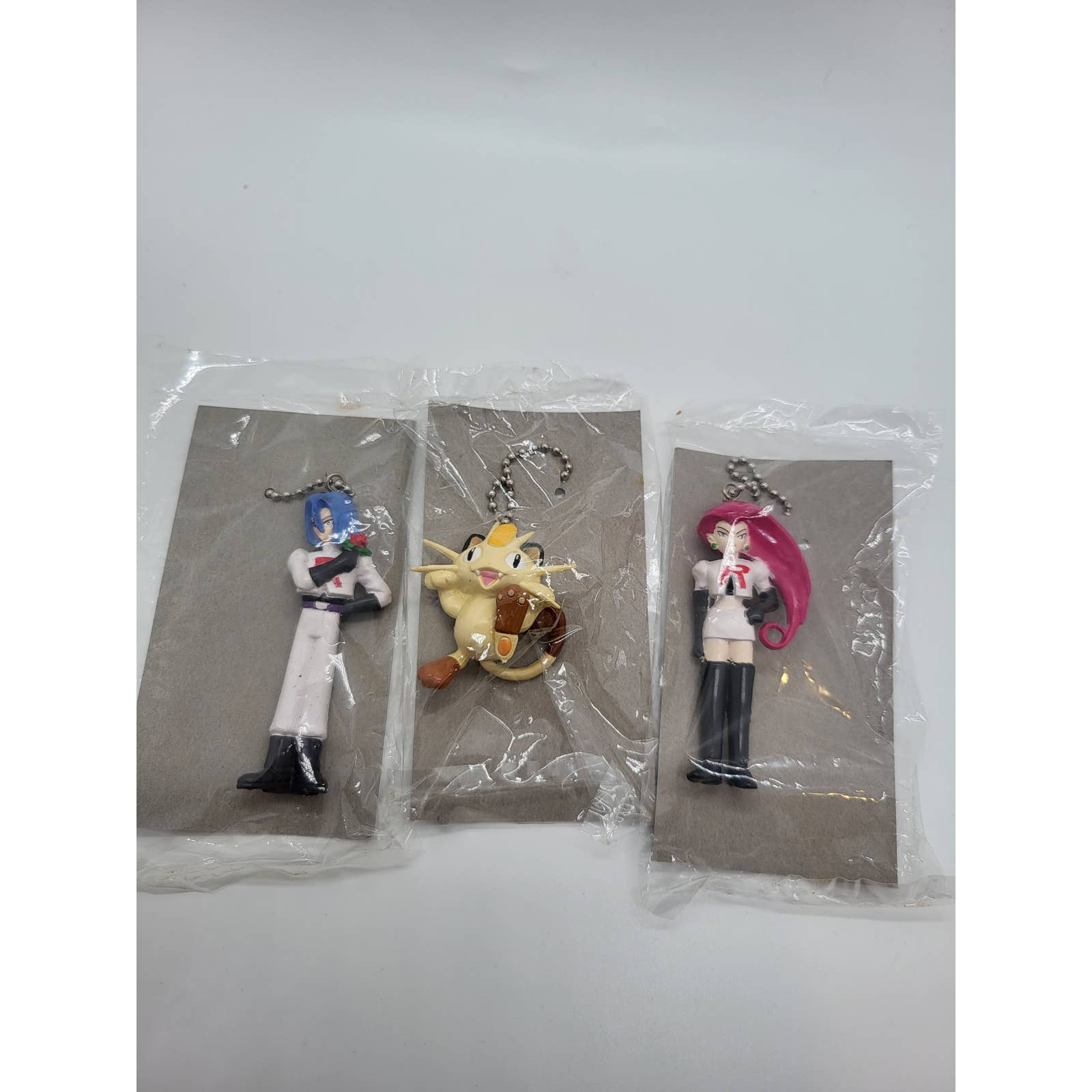 Team Rocket NEW Pokemon Nintendo Keychain Charm Phone Strap Vintage 1999