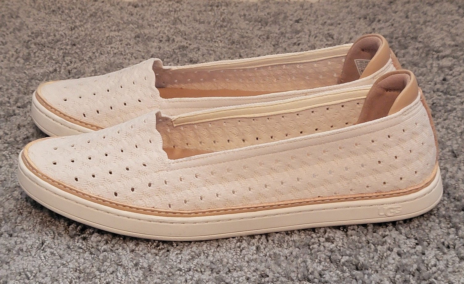 Women's Ugg Tammy Sneakers - Size 10, Jasmine (Ivory/Cream)