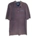 New longchamp brown suede mini polo dress with silver logo pin