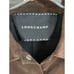 New longchamp brown suede mini polo dress with silver logo pin