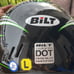 Multicolored Dirtbike MotoCross Kids Youth Jr. Helmet