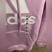 Adidas Purple Long Sleeve fleece hoodie Size XS NWT