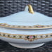 Vintage Noritake Round Covered Serving Bowl. Ceylon Pattern