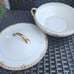 Vintage Noritake Round Covered Serving Bowl. Ceylon Pattern