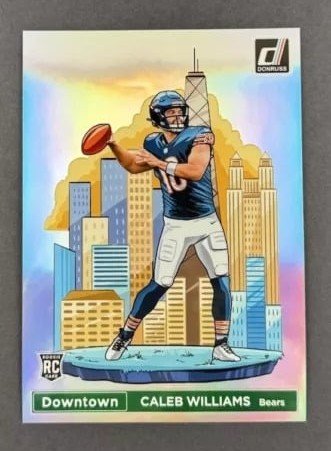 CALEB WILLIAMS 2024 Exclusive ROOKIE OVERSIZED DOWNTOWN Factory Sealed BEARS