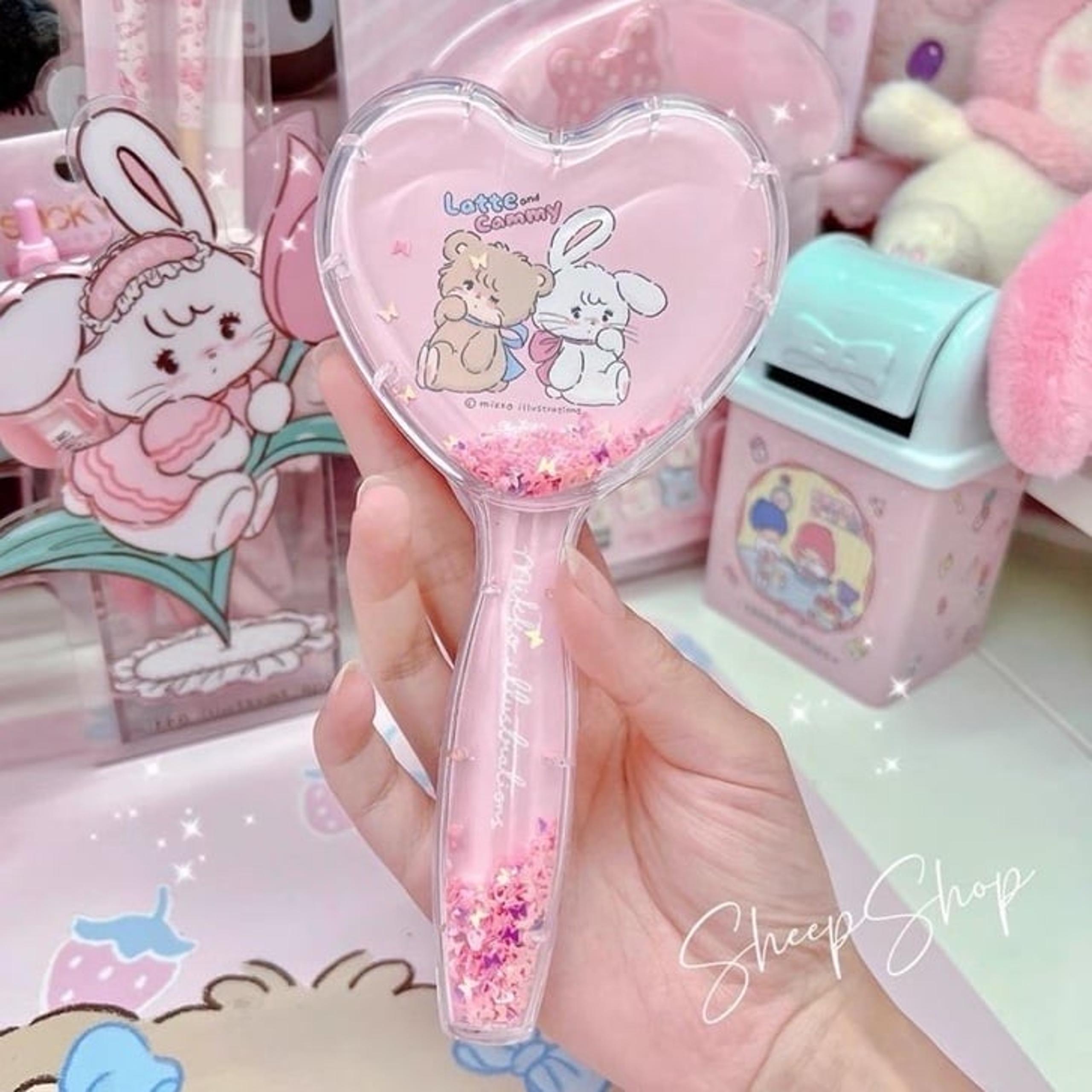 Kawaii Bunny & Bear Hair Brush