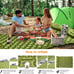 Double Sleeping Pad, Ultralight 4 Extra-Thick Self Inflating Sleeping Mat