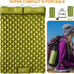 Double Sleeping Pad, Ultralight 4 Extra-Thick Self Inflating Sleeping Mat