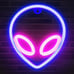 Alien Neon Sign - UFO Wall LED Light Room, Kids, Teens,Gaming Decor