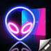 Alien Neon Sign - UFO Wall LED Light Room, Kids, Teens,Gaming Decor