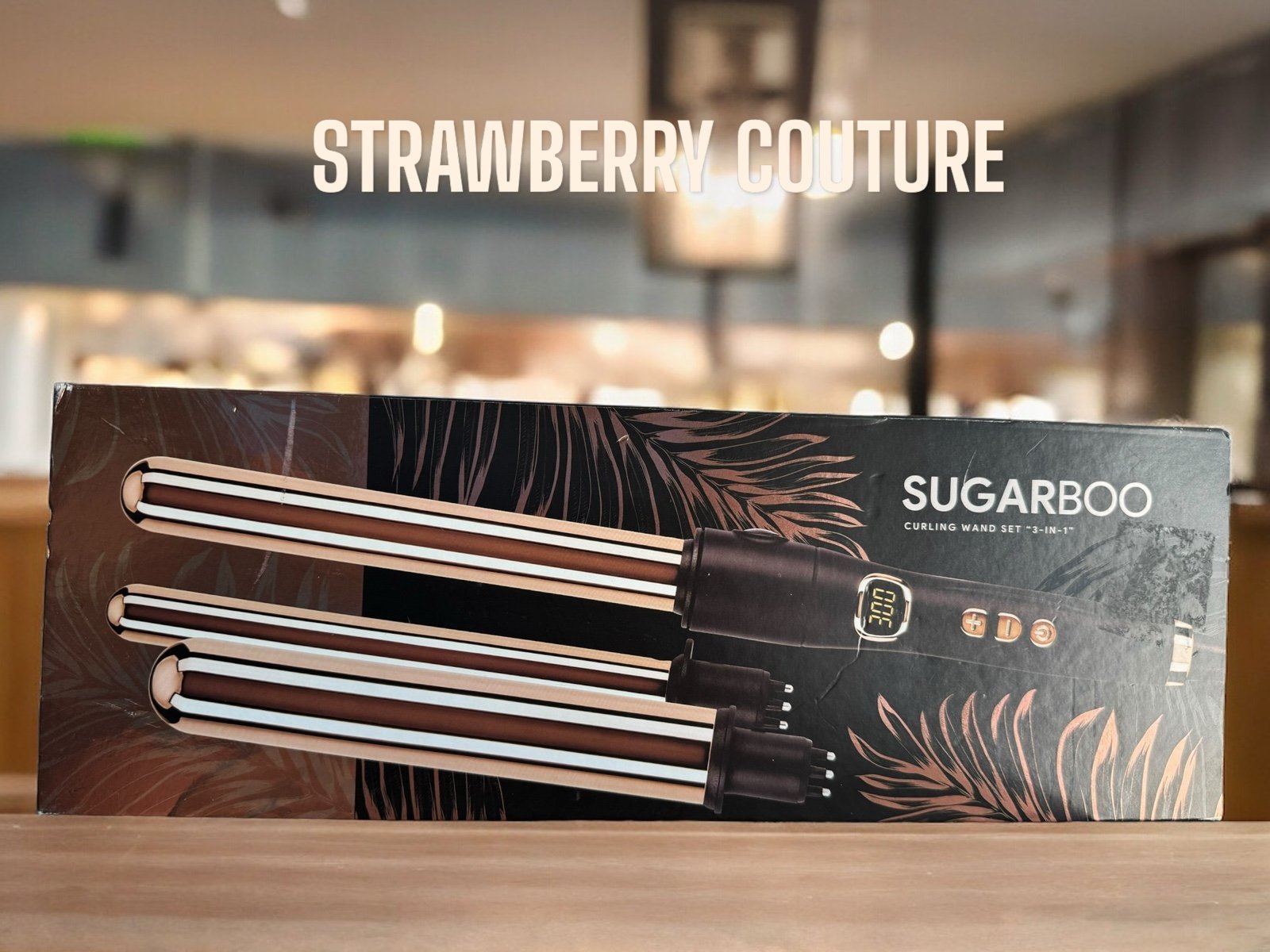 Sugarboo 3-in-1 Ceramic Styling Curling Wand New in Box