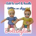 PLAYSKOOL DOLLHOUSE DOLL HOUSE cuties NURSERY BABY GIRL TWIN DOLLS