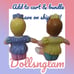 PLAYSKOOL DOLLHOUSE DOLL HOUSE cuties NURSERY BABY GIRL TWIN DOLLS