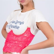 We Are HAH Bust A Move Bustier in HAHt Lava