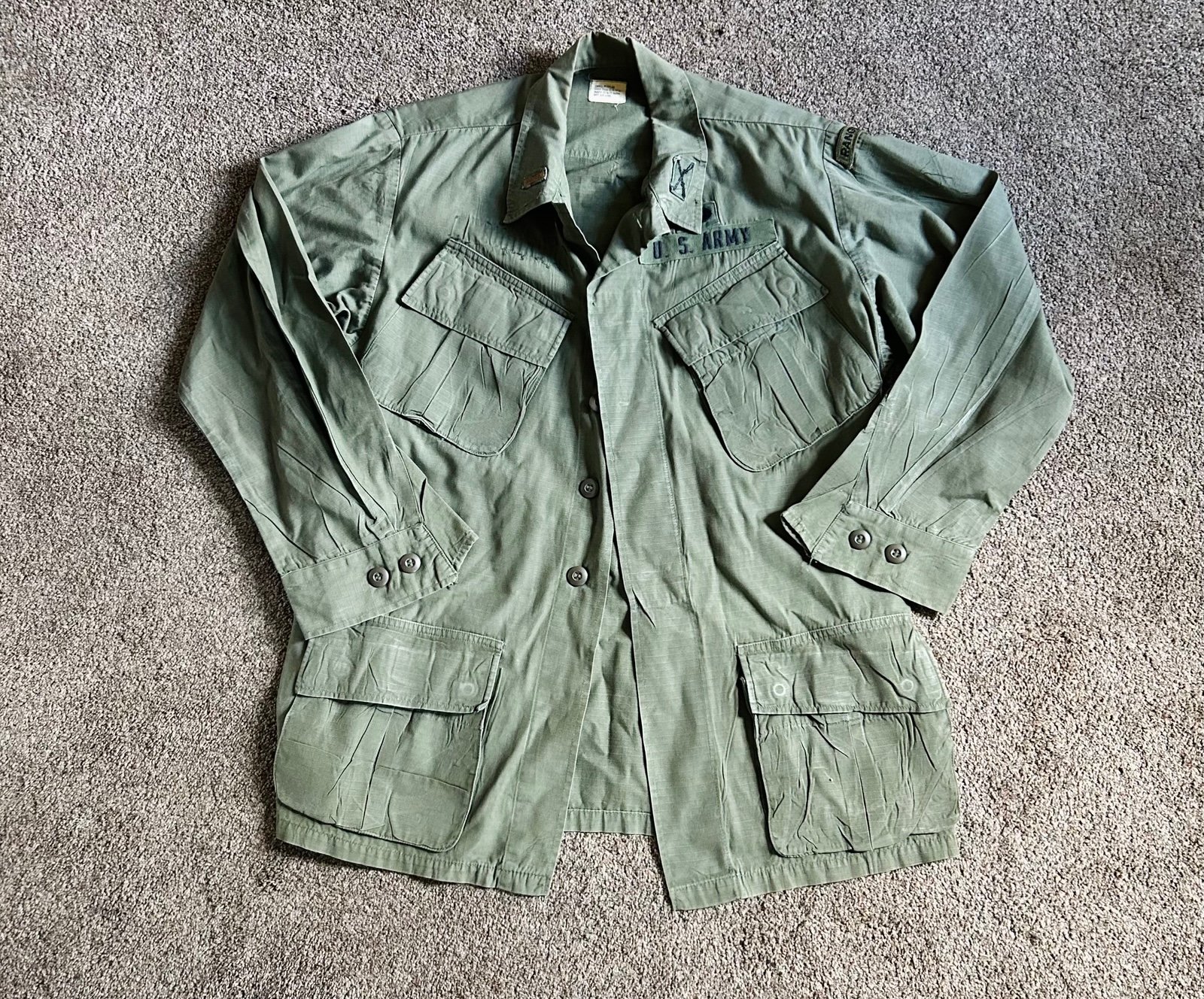 1968 Vietnam Jacket O.D. AUTHENTIC
