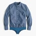 J. Crew Trademark Perfect Denim Jean Button Front Chambray Bodysuit Women's 6