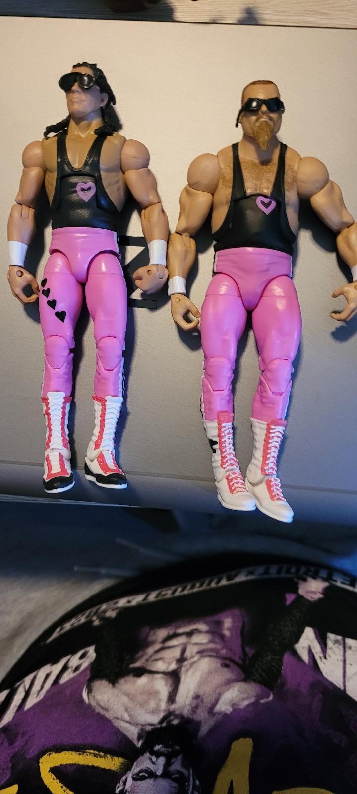 WWE elite Hart foundation
