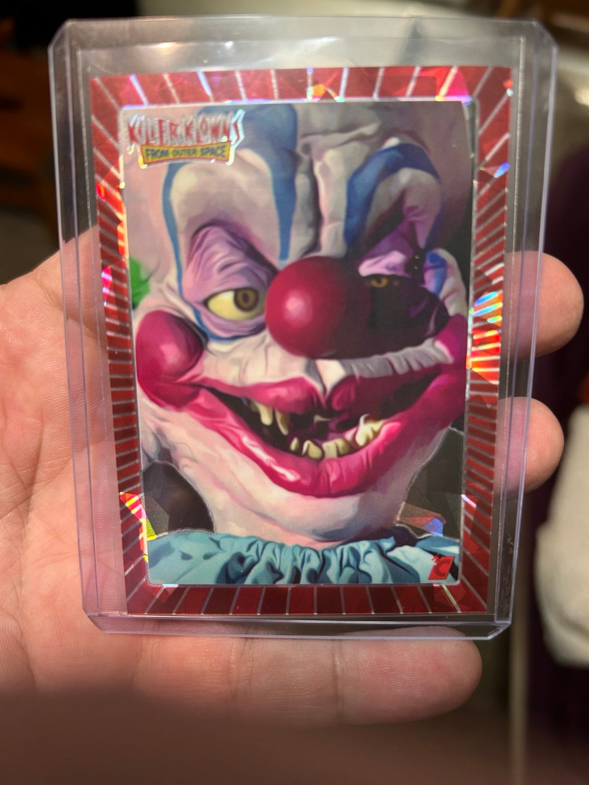 Killer Klowns from outer space (RARE) number jewel card