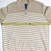 Karen Scott Quarter Zip Sweatshirt | Size Large | Cream • White