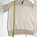 Karen Scott Quarter Zip Sweatshirt | Size Large | Cream • White