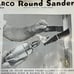 RARE ** Vintage PL Bahr Barco Round Sander Tool with Instructions 1963