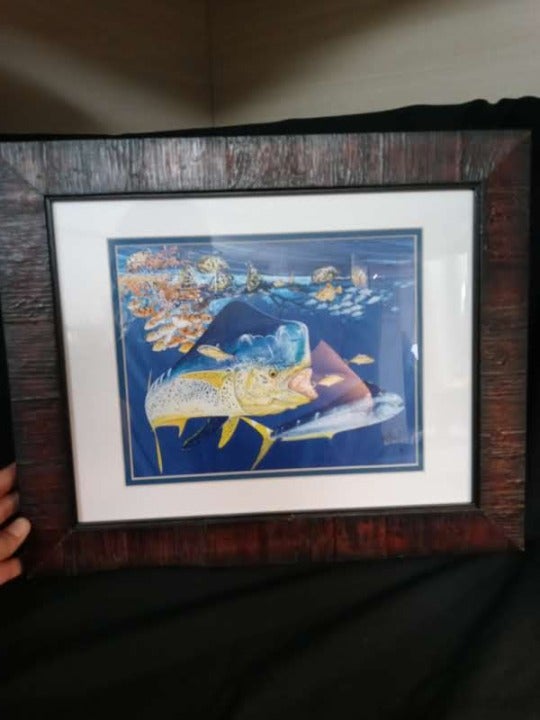 Signed Guy Harvey Framed Lithograph