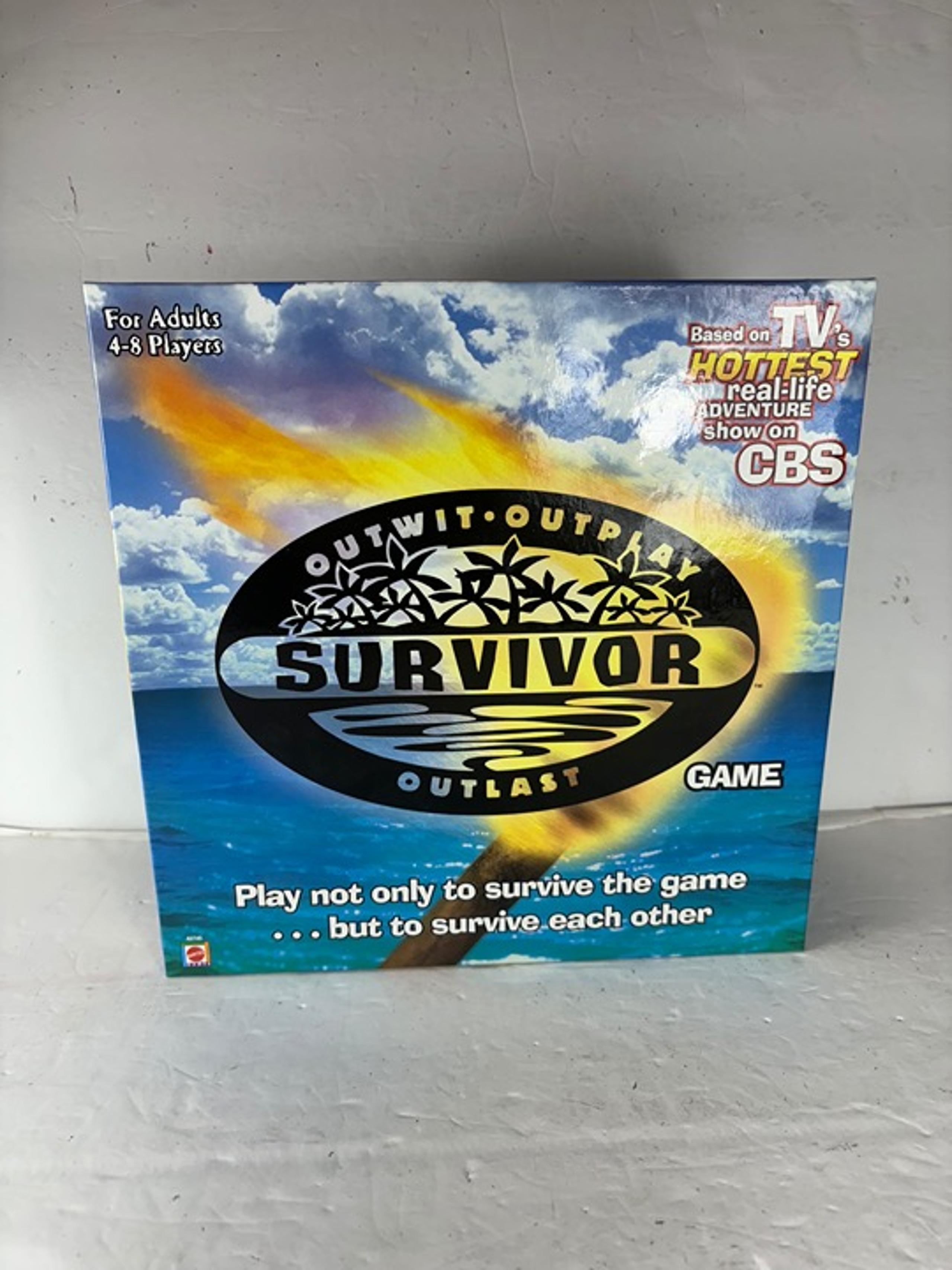 Mattel Survivor Board Game Outwit Outplay Outlast