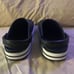 Crocs Bayaband Unisex Black Clog Mule With White heel Size 11