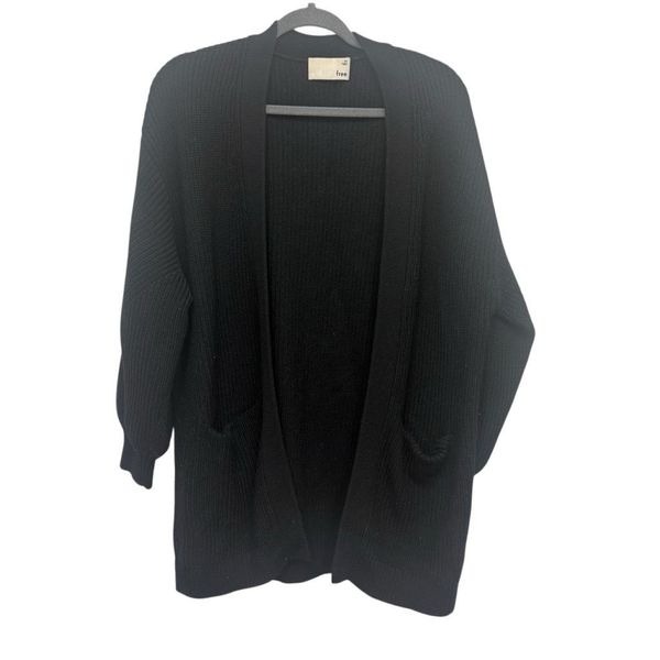 Wilfred Free Black merino wool cardigan size XS