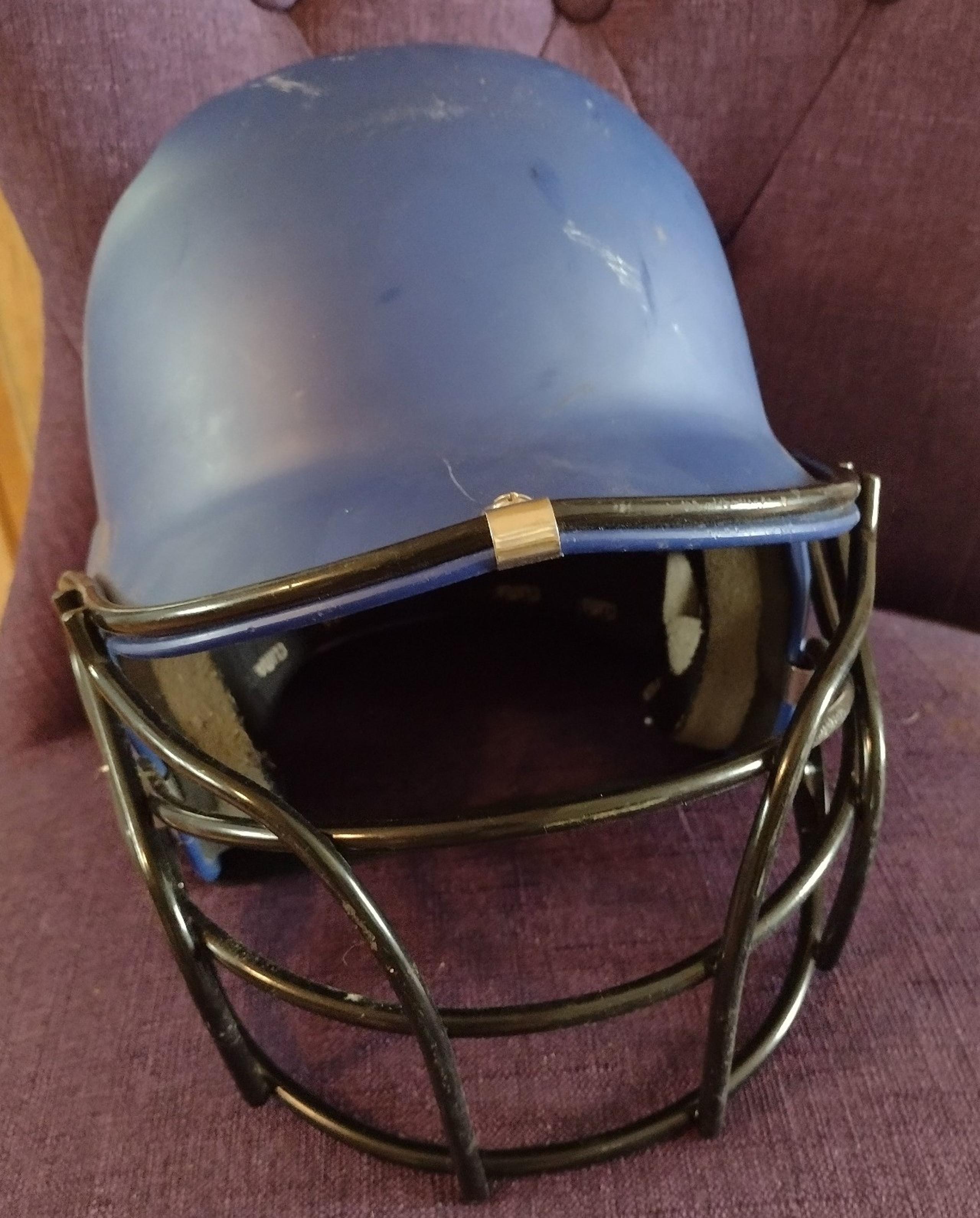 Adidas Incite Baseball Softball Helmet Climacool w/Face Guard 6 3/8"-7 5/8" Blue