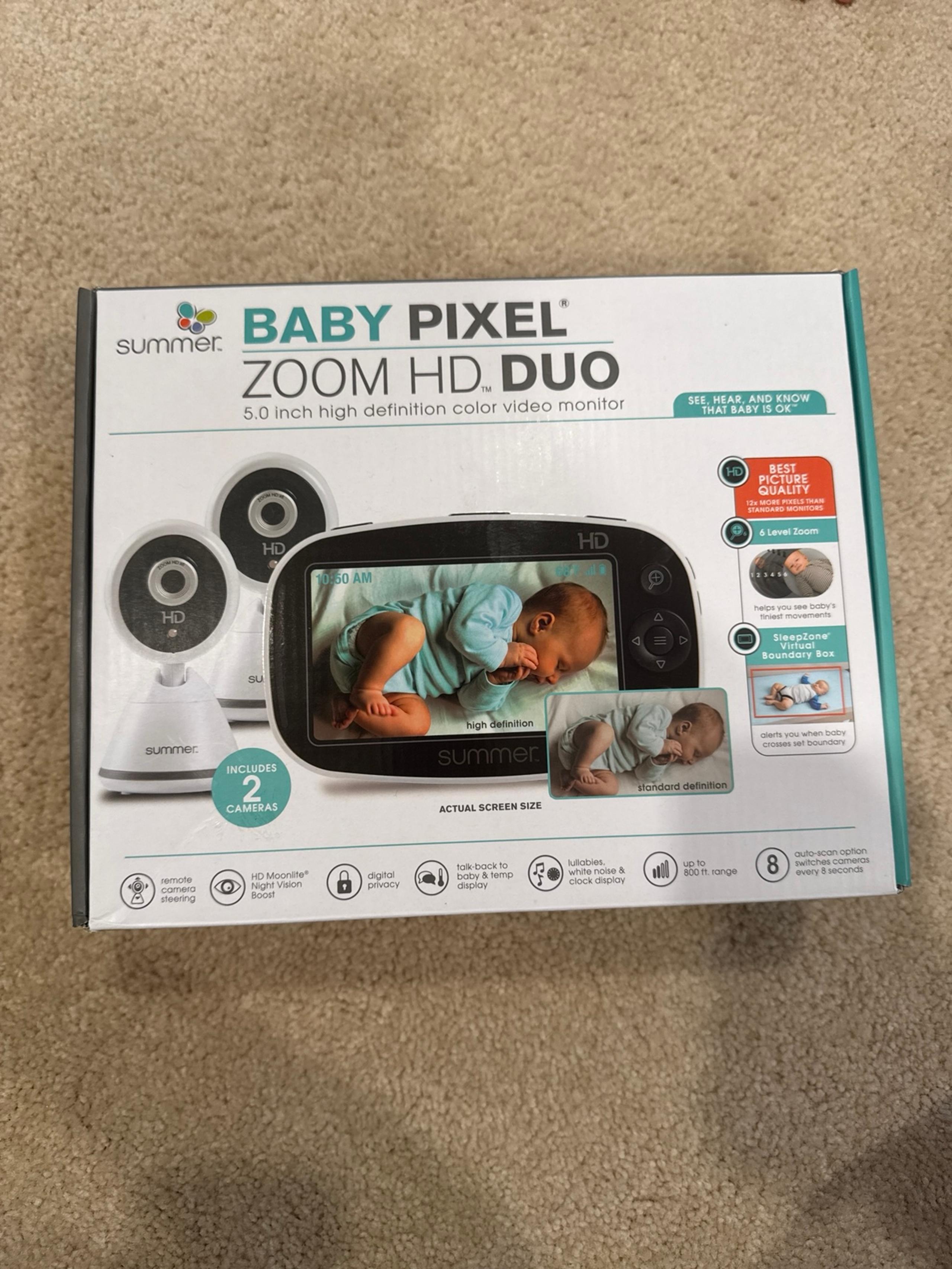 Summer Infant Baby Pixel Zoom HD Duo Video Monitor 2 cameras only