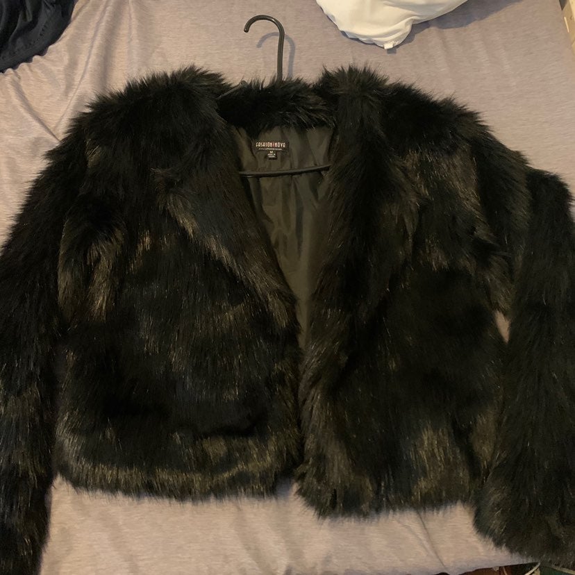 faux fur coat